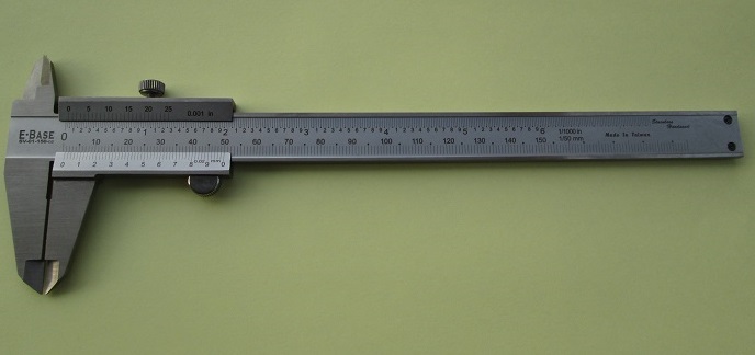 15CM不鏽鋼鋼游標卡尺(千分)